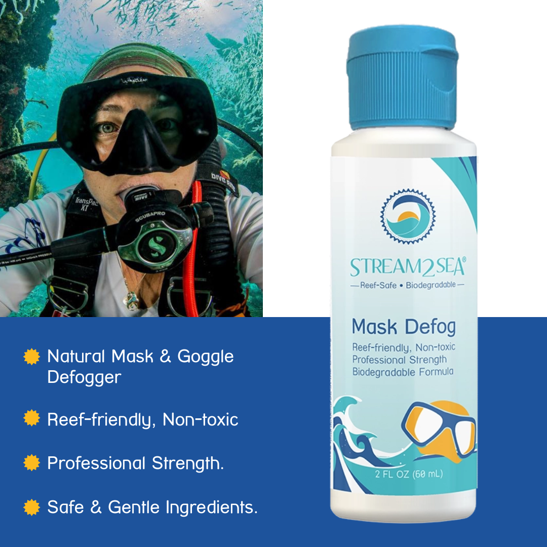 Mask Defog Reef Friendly Mask Defog Gallon Stream2Sea Global Ocean and Sea, Reef Safer, Eco friendly, Organic