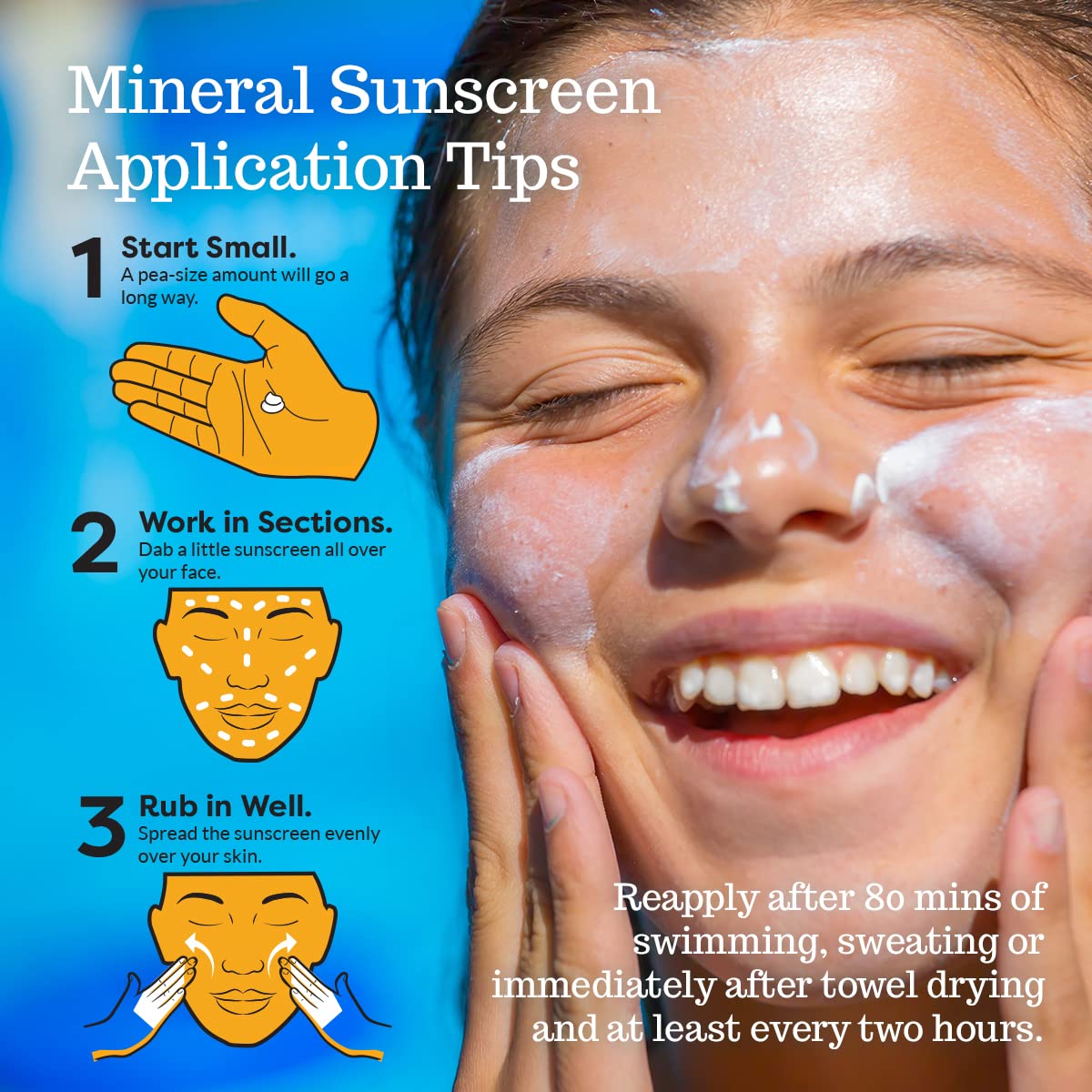 Applying Mineral Sunscreen - Stream2Sea Global 136