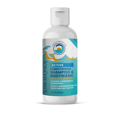 Conditioning Shampoo & Bodywash Conditioning Shampoo & Bodywash Trial Size 50 ml Stream2Sea Global Ocean and Sea, Reef Safer, Eco friendly, Organic