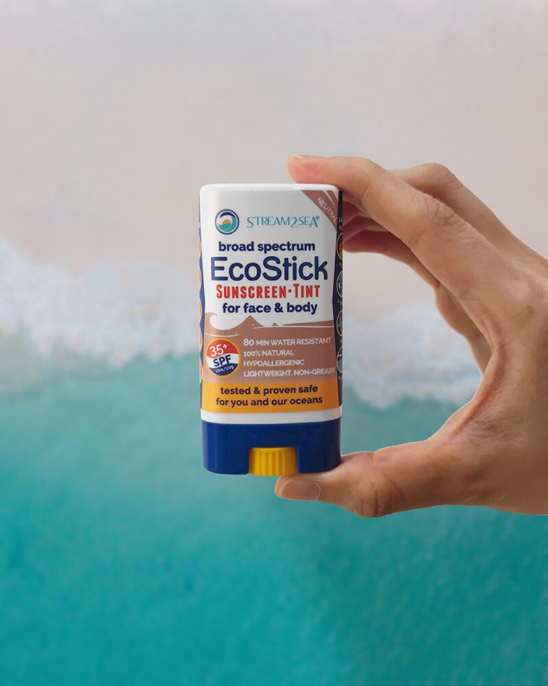 EcoStick Sunscreen - Tint (w/ Eco-Safe Zinc™) EcoStick Sunscreen - Tint (w/ Eco-Safe Zinc™) Stream2Sea Global Ocean and Sea, Reef Safer, Eco friendly, Organic