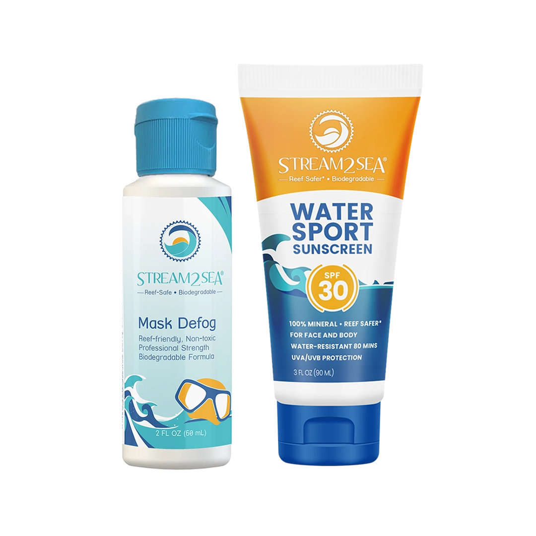 Essential Sea & Sun Duo - 2 items S2S Stream2Sea Global Ocean and Sea, Reef Safer, Eco friendly, Organic