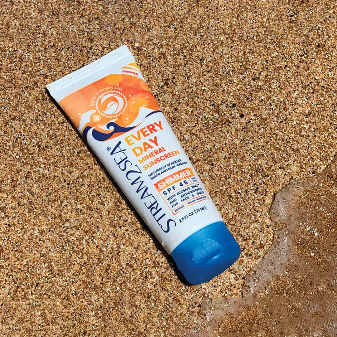 Every Day Sunscreen Every Day Shimmer Mineral Sunscreen SPF45 Stream2Sea Global Ocean and Sea, Reef Safer, Eco friendly, Organic