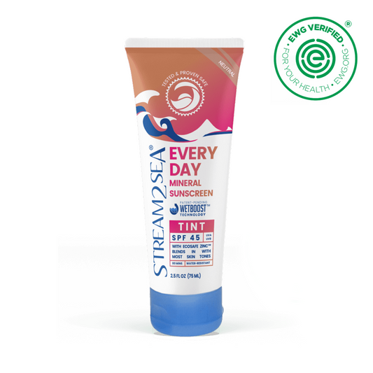 Every Day Active Tint Every Day Sunscreen SPF 45 - Tint 75 ml Stream2Sea Global Ocean and Sea, Reef Safer, Eco friendly, Organic