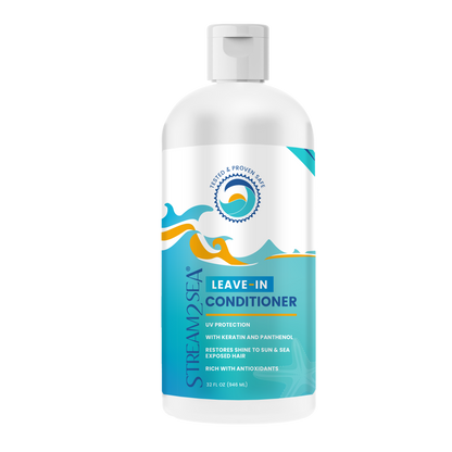 Leave In Conditioner Leave-In Hair Conditioner S2S Bulk Size 946 ml Stream2Sea Global Ocean and Sea, Reef Safer, Eco friendly, Organic