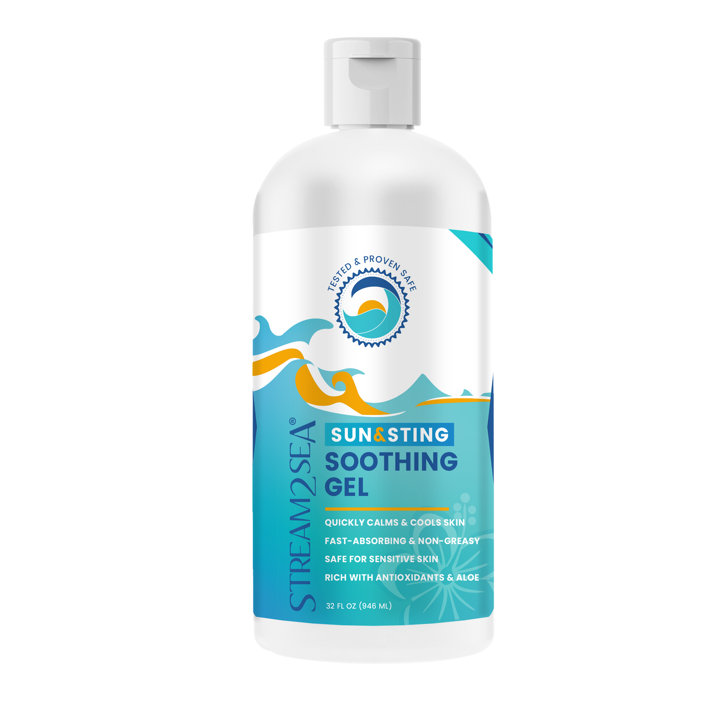 Sun & Sting Soothing Gel Sun & Sting Soothing Gel S2S Stream2Sea Global Ocean and Sea, Reef Safer, Eco friendly, Organic
