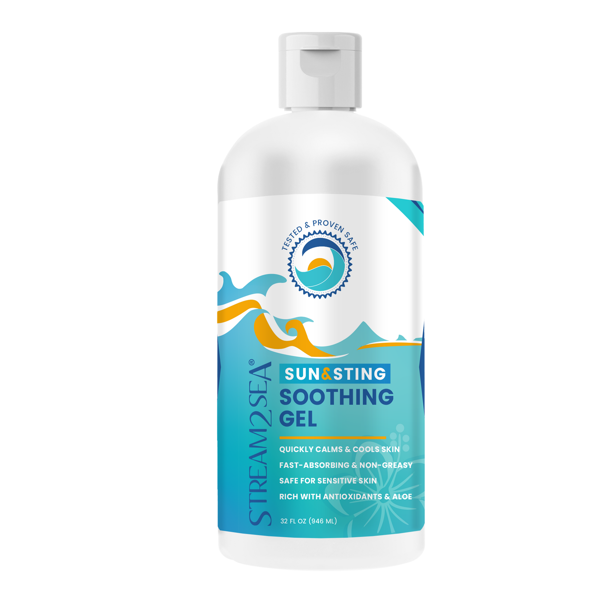Sun & Sting Soothing Gel Sun & Sting Soothing Gel S2S Stream2Sea Global Ocean and Sea, Reef Safer, Eco friendly, Organic