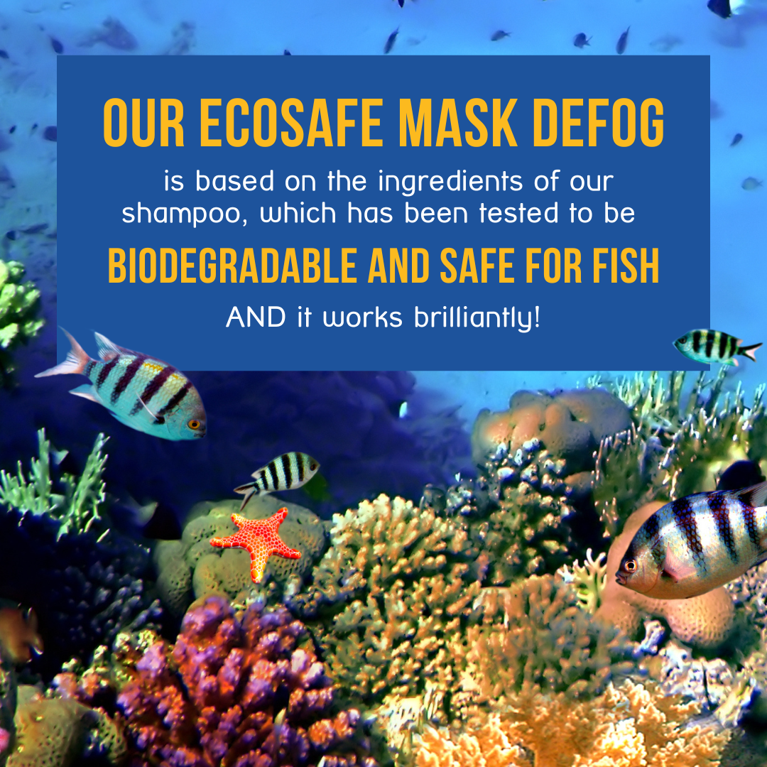 Mask Defog Sea Clearly Reef Friendly Mask Defog S2S Stream2Sea Global Ocean and Sea, Reef Safer, Eco friendly, Organic