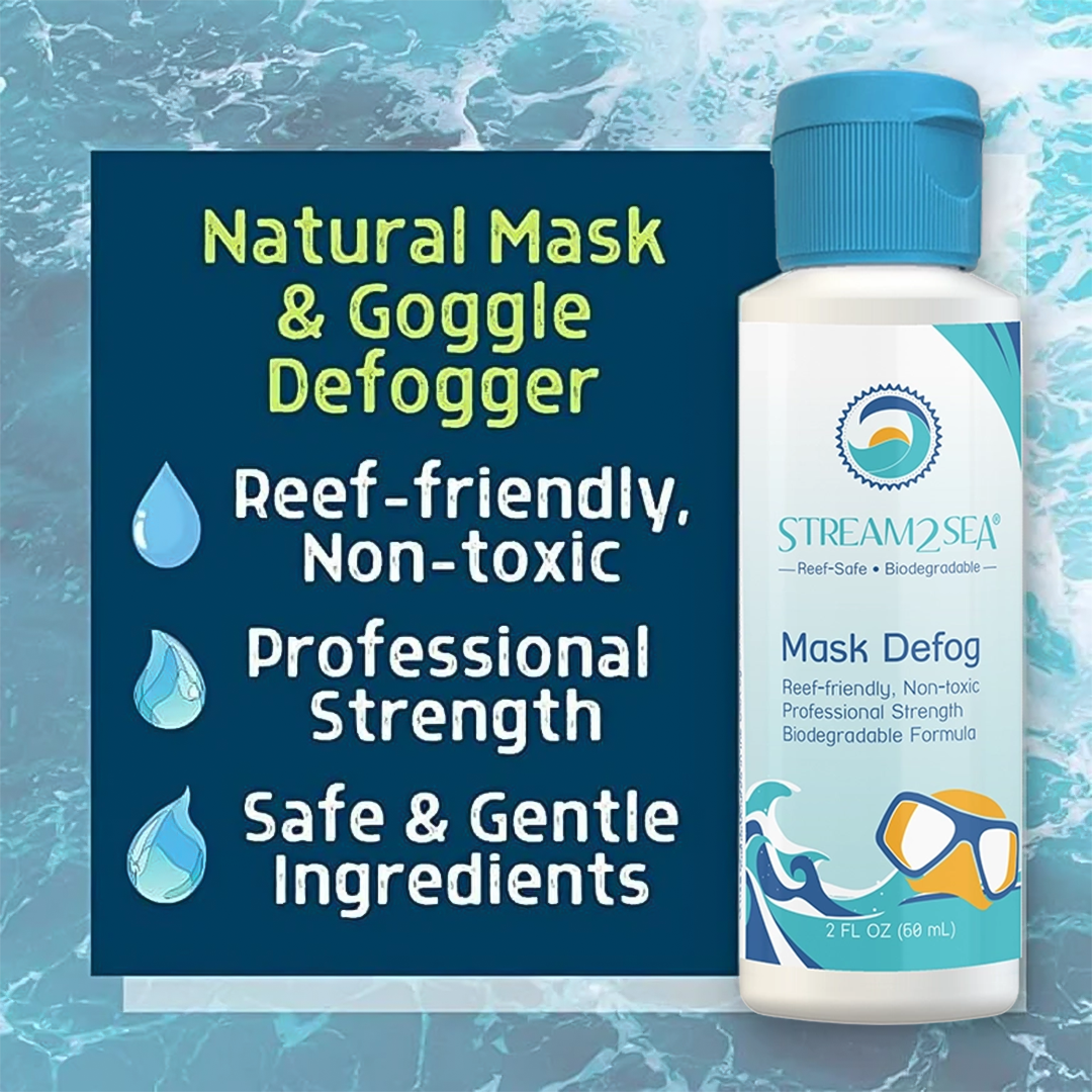 Mask Defog (Unlabelled) Sea Clearly Reef Friendly Mask Defog (Unlabelled) Stream2Sea Global Ocean and Sea, Reef Safer, Eco friendly, Organic