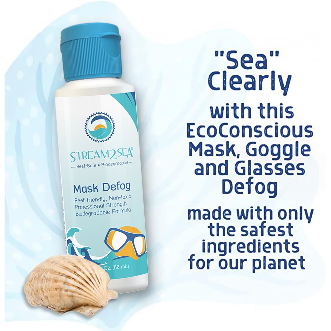 Mask Defog (Unlabelled) Sea Clearly Reef Friendly Mask Defog (Unlabelled) Stream2Sea Global Ocean and Sea, Reef Safer, Eco friendly, Organic