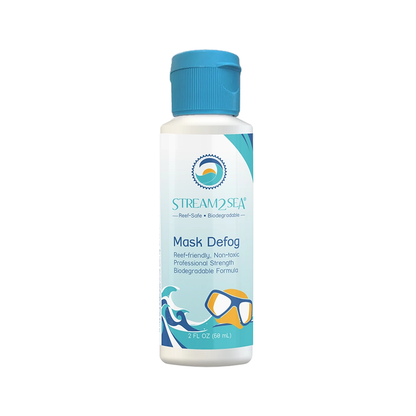 Mask Defog (Unlabelled) Sea Clearly Reef Friendly Mask Defog (Unlabelled) Travel Size 60 ml Stream2Sea Global Ocean and Sea, Reef Safer, Eco friendly, Organic