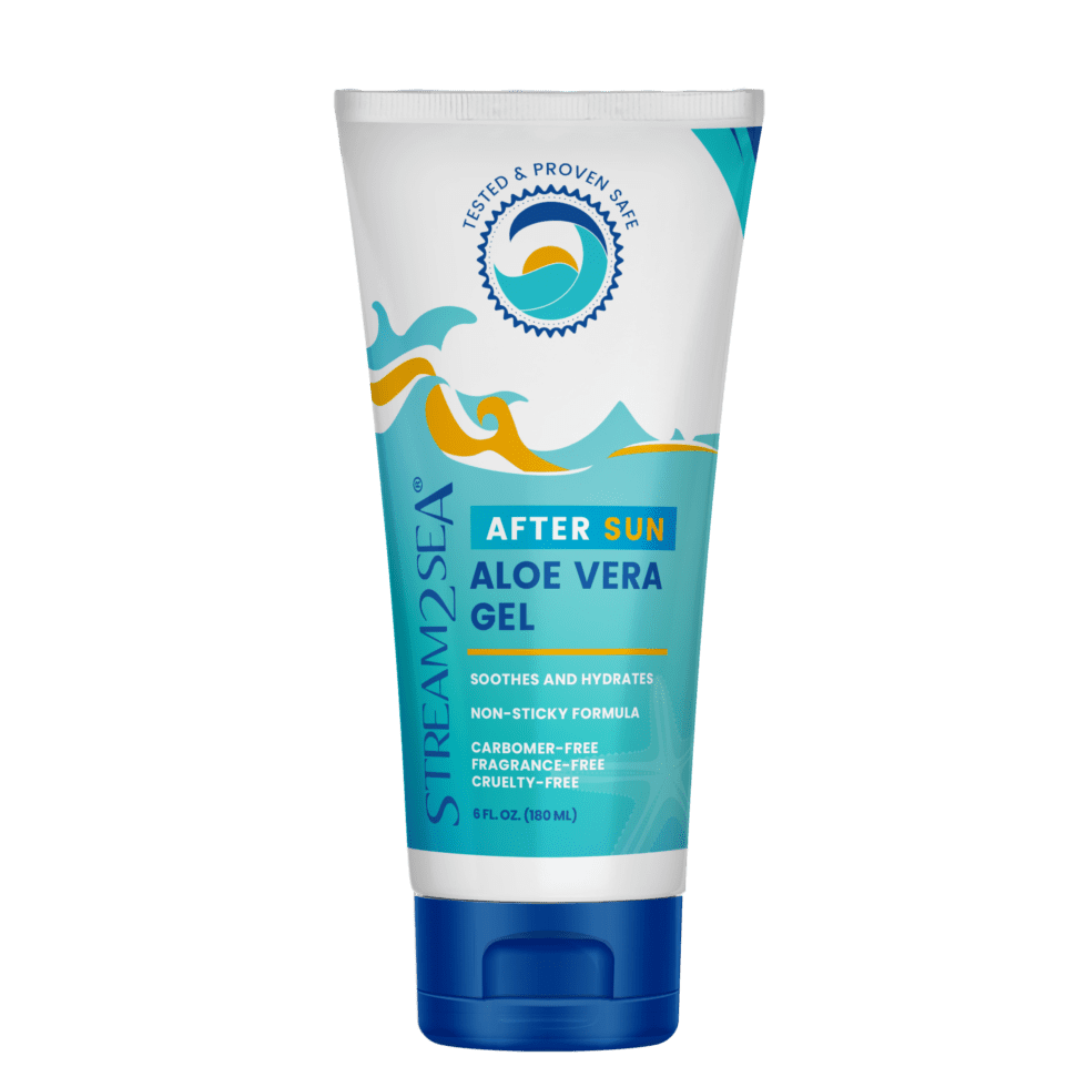 Skin Care Soothing Aloe Vera Gel S2S Stream2Sea Global Ocean and Sea, Reef Safer, Eco friendly, Organic