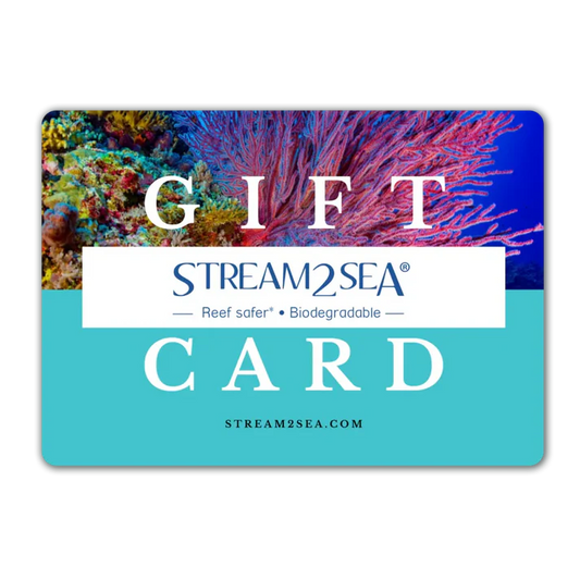 Stream 2 Sea Gift Card Stream2Sea Global Ocean and Sea, Reef Safer, Eco friendly, Organic
