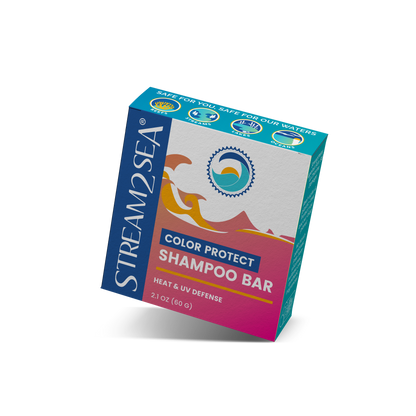 Colour Protect Shampoo Bar Stream2Sea Global Ocean and Sea, Reef Safer, Eco friendly, Organic
